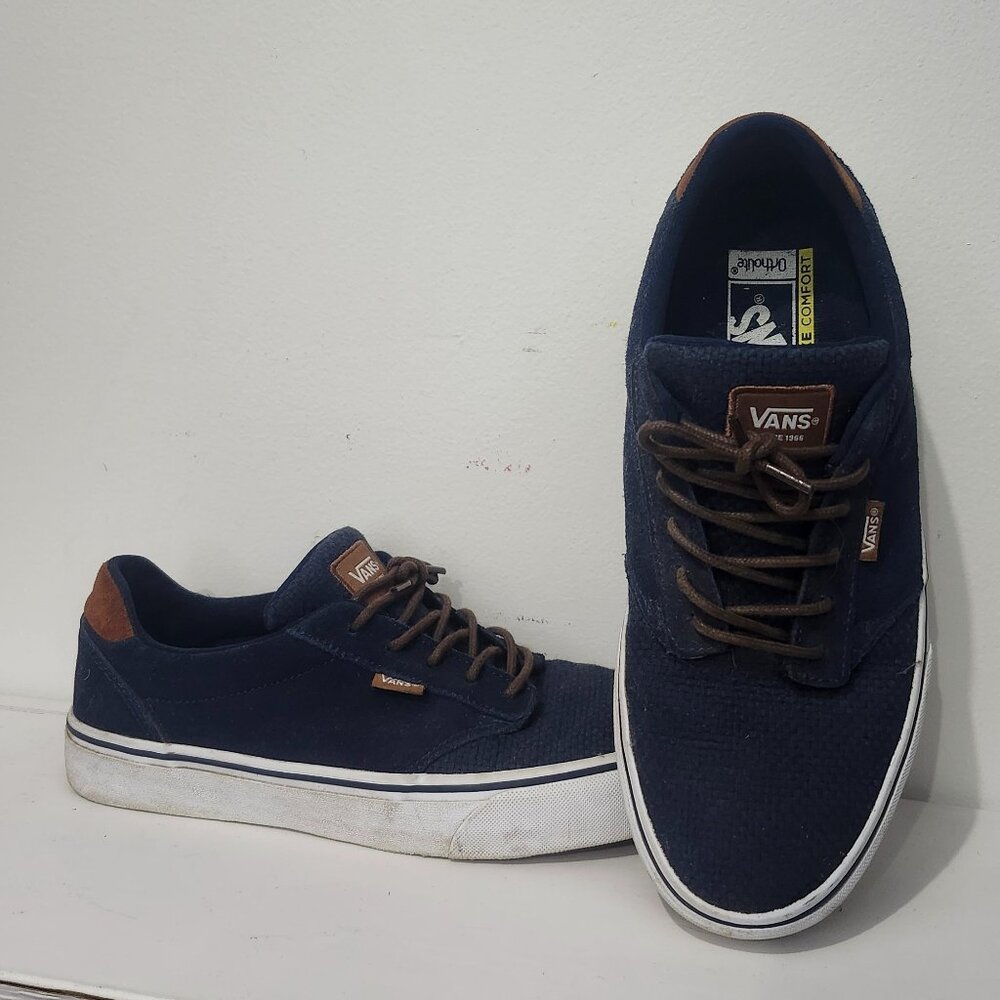 Mens 9.5 Blue Vans (Era?) - Picture 2 of 4